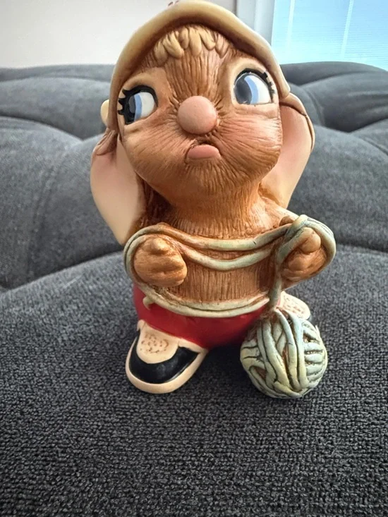 Little Hero Rabbit made by Pendelfin