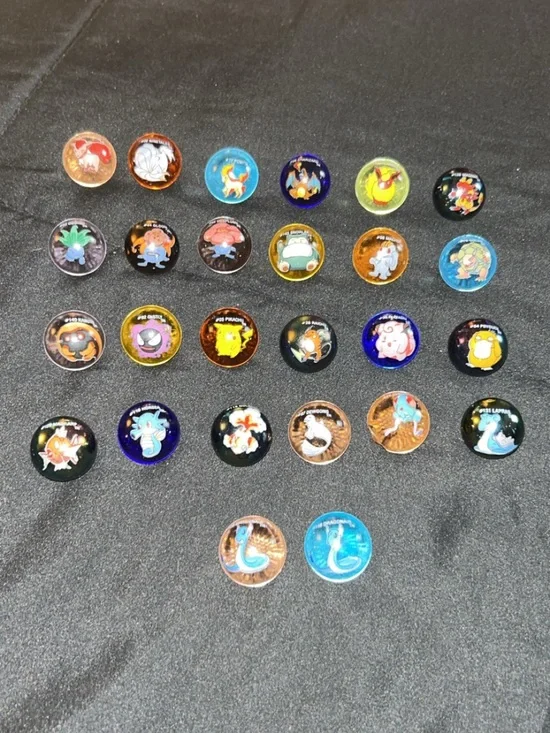 Lot of 26 Vintage Pokémon Marbles!