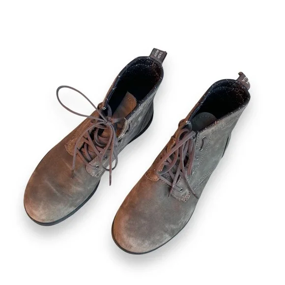 Blundstone 1930 Rustic Brown Leather Lace Up Ankle Boots Men Sz 6 / Women Sz 7.5