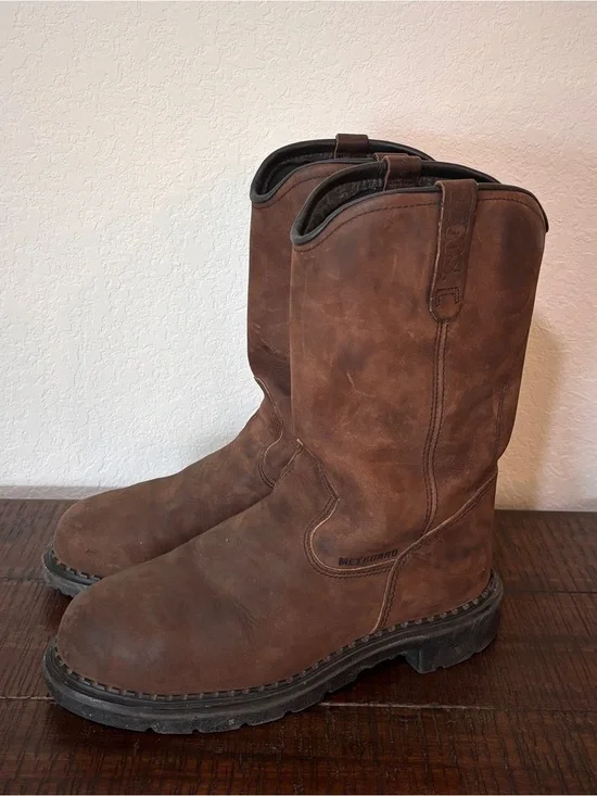 Red Wing Supersole Waterproof Steel Toe Metguard Pull-On Work Boots 8.5