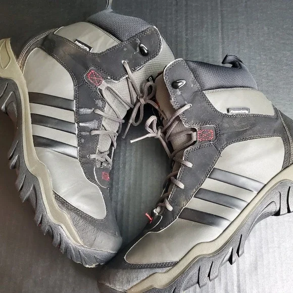 Men Adidas Flint II Mid CP ClimaWarm Hunting Hiking Boot US Men's 13 EU Gray SEE