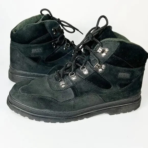 Lehigh Suede Leather Steel Toe Work Safety ANSI Work Boots Men 13