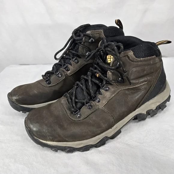 COLUMBIA Men's Size 12 W Newton Ridge BI3970-231 Brown Waterproof Hiking Boots