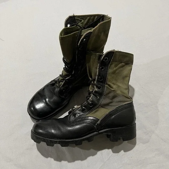 Vintage  Ro-Search 1969 Vietnam War US Army Tropical Jungle Combat Boots 5R 6M