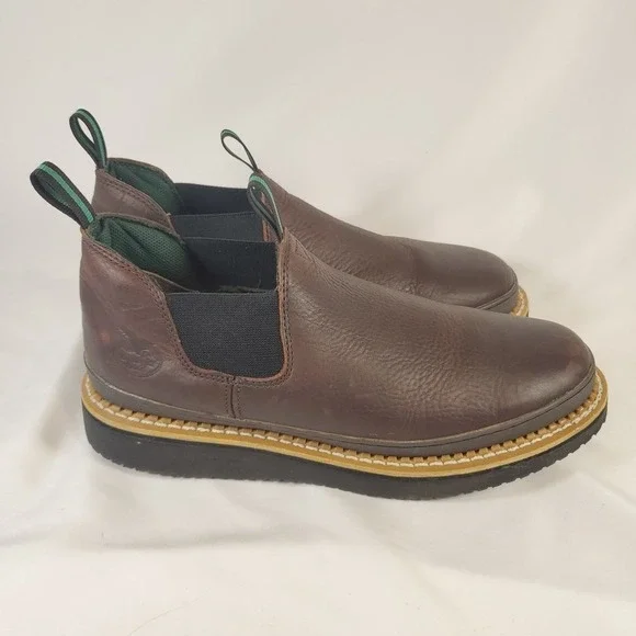 GEORGIA BOOTS - Giant Romeo Work Shoes Men's Size 14 Wide Brown GR262