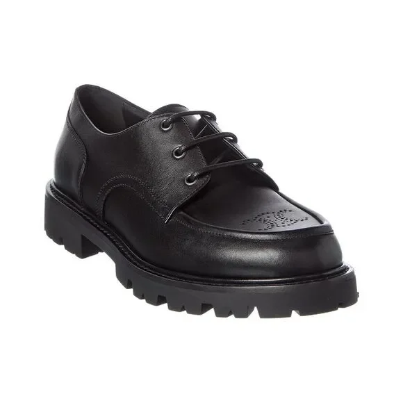 Celine Margaret Leather Loafer, Black