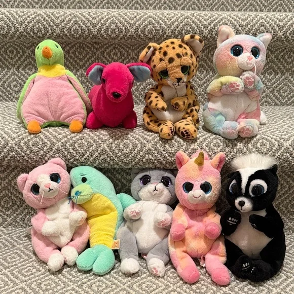 Lot of 9 Ty Beanie Boo Babies Bellies