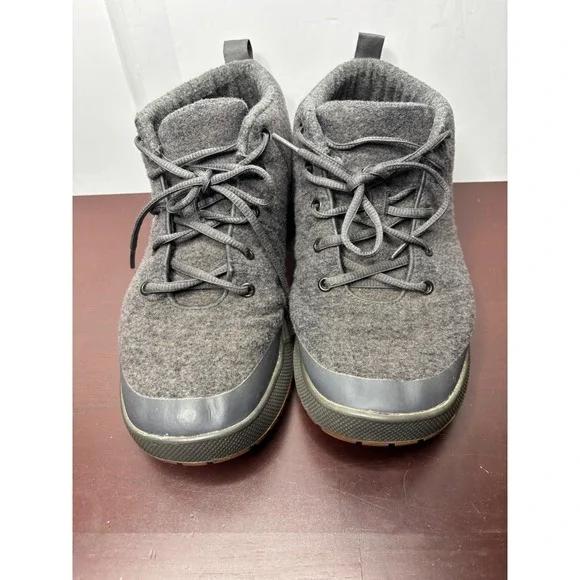 Grundens Deck Boss‎ Ankle Boots Mens 10 Gray Wool Felt Chukka 210135 60027025