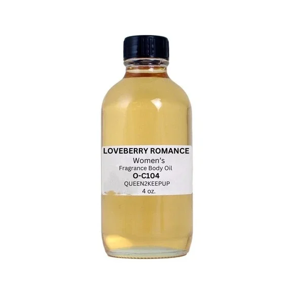 Loveberry Romance (Women) Body Oil 4 oz Fragrance All Natural Scent