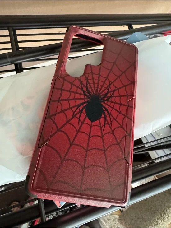 Red Spider Web Phone Case - Compatible Cell Phone Accessory
