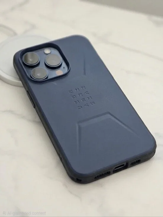 ​UAG Civilian iPhone 15 Pro Max Case Mallard Navy Blue MagSafe Rugged Cover