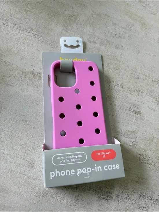 heyday Pink Pop-In Phone Case for iPhone 16