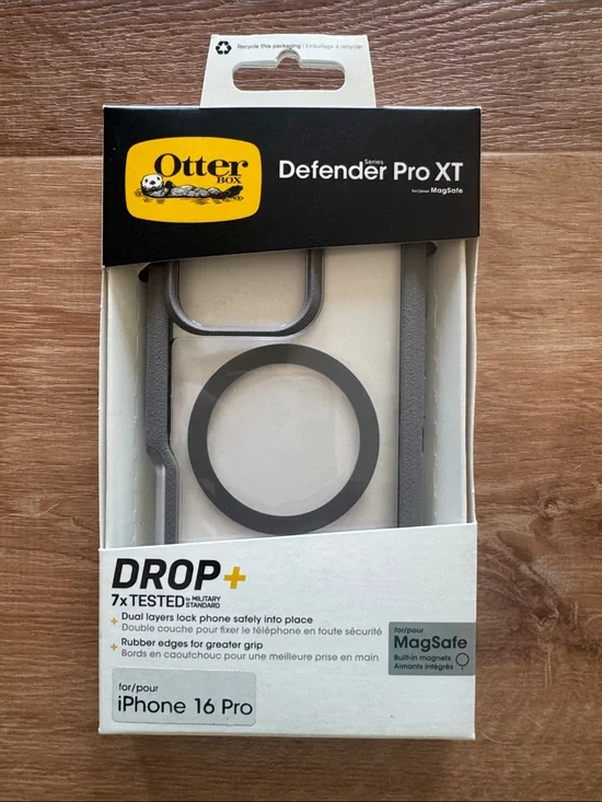 OtterBox Defender Pro XT Case for iPhone 16 Pro - Gray/Black