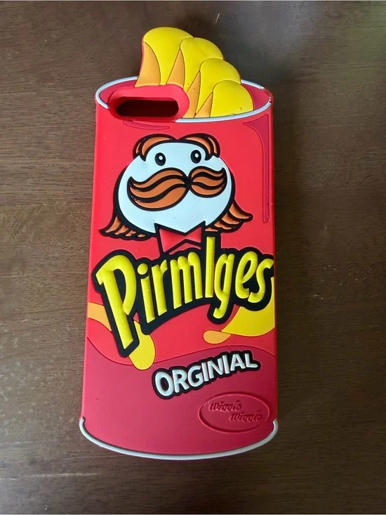 Novelty Red Pringles-Inspired Phone Case