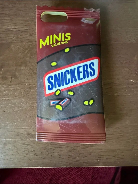 Snickers Minis Value Bag - Brown and Red Candy Pack Phone Case