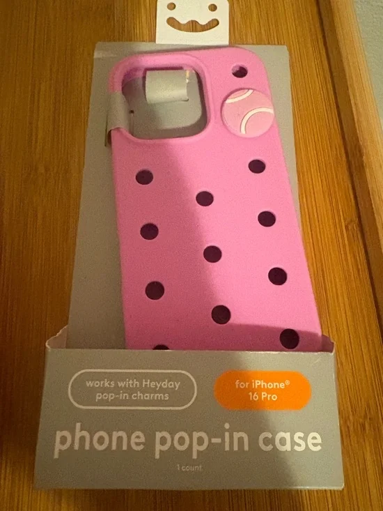 heyday Pink Polka Dot Phone Pop-In Case for iPhone 16 Pro