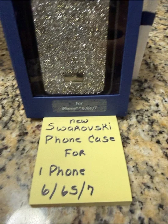 Swarovski Silver Crystal iPhone 6/6S/7 Phone Case