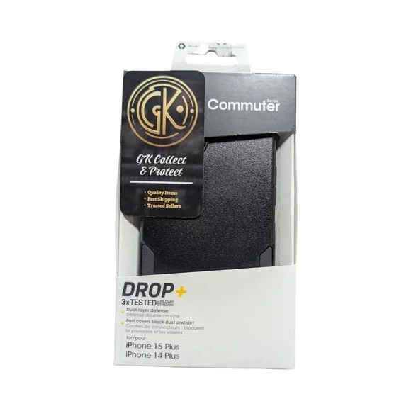 J2-N OtterBox Apple iPhone‎ 15 Plus/14 Plus Commuter Series Case - Black
