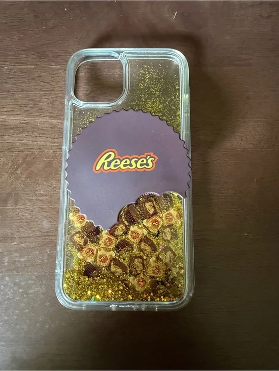 Gold Glitter Phone Case - Reese’s Pocksocket