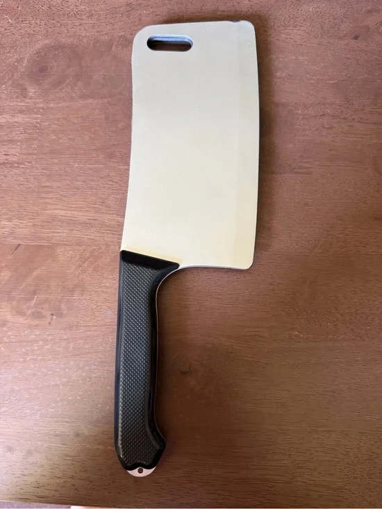Large Cleaver iPhone Case in Black and Silver