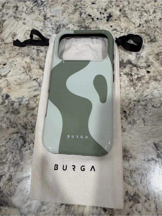 Burga Green Camouflage iPhone Case