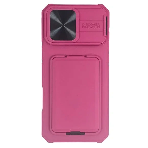 Nillkin‎ CamShield Armor PropGalaxy S25 Case Pink Magnetic Kickstand Cover