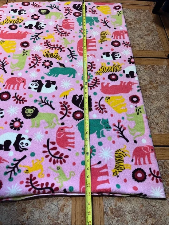 Patagonia Synchilla Rare Blanket Throw Vintage Fleece Pink Safari