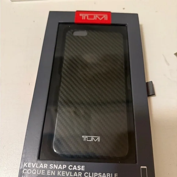Tumi Black Sleek Smartphone Case for Iphone 6 plus