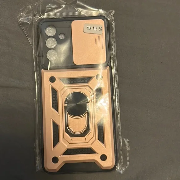 Rose pink cell phone case for a Samsung A13 5G