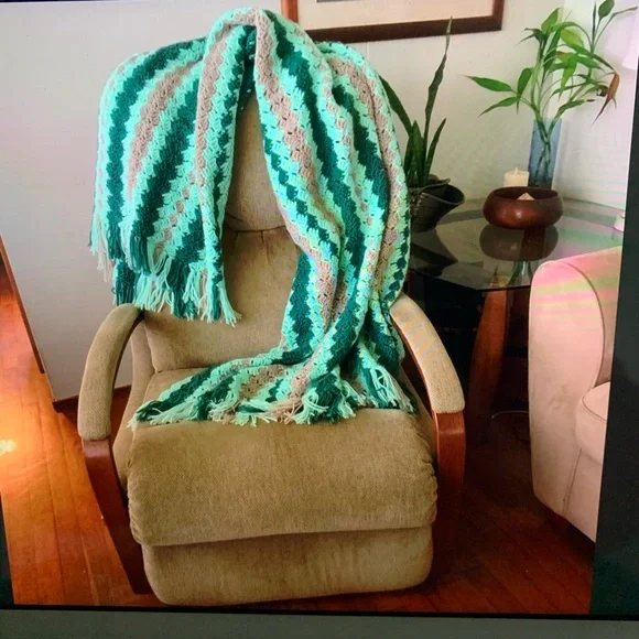 Vintage crochet afghan