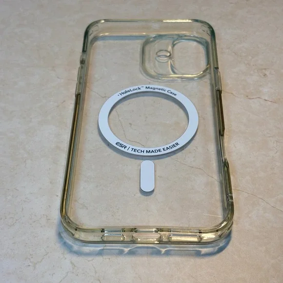 ESR HaloLock‎ Magnetic Case iPhone 16 Plus Clear MagSafe Compatible Shockproof
