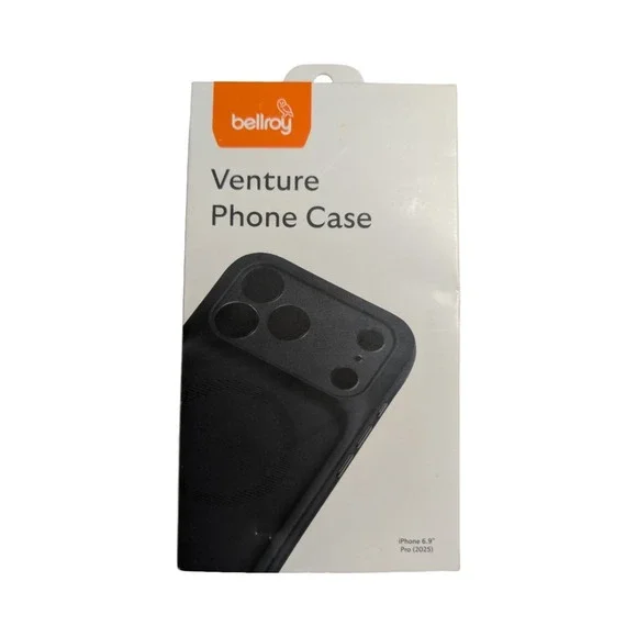 Z1-U Bellroy Venture Case‎ Magsafe for Apple iPhone 17 Pro Max w/ Lanyard Black