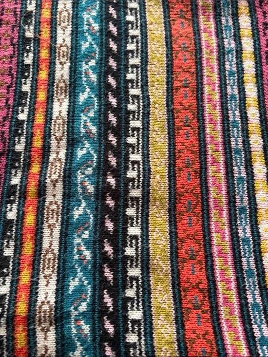 Urban Outfitters Multicolor Striped Knit Throw