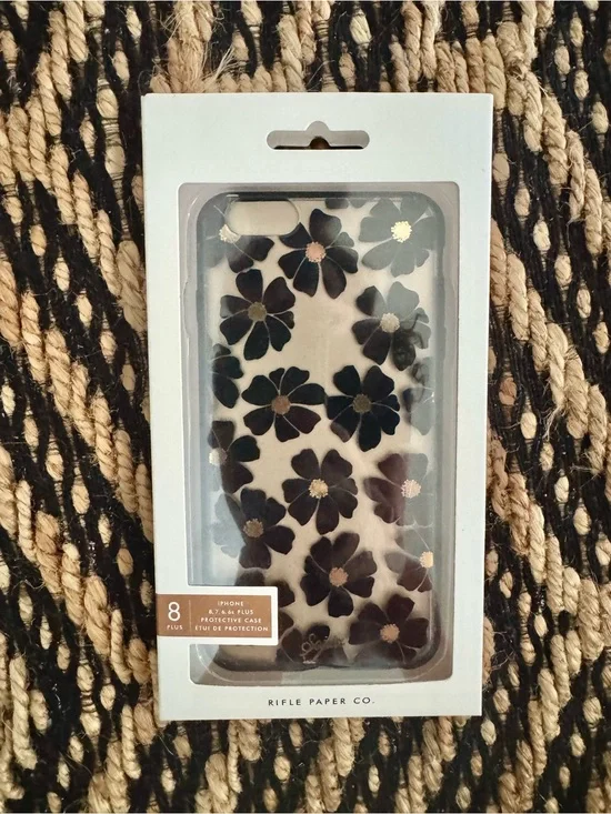 Rifle Paper Co. + Sonix Black & Gold Floral iPhone 8, 7, 6, 6s PLUS Case