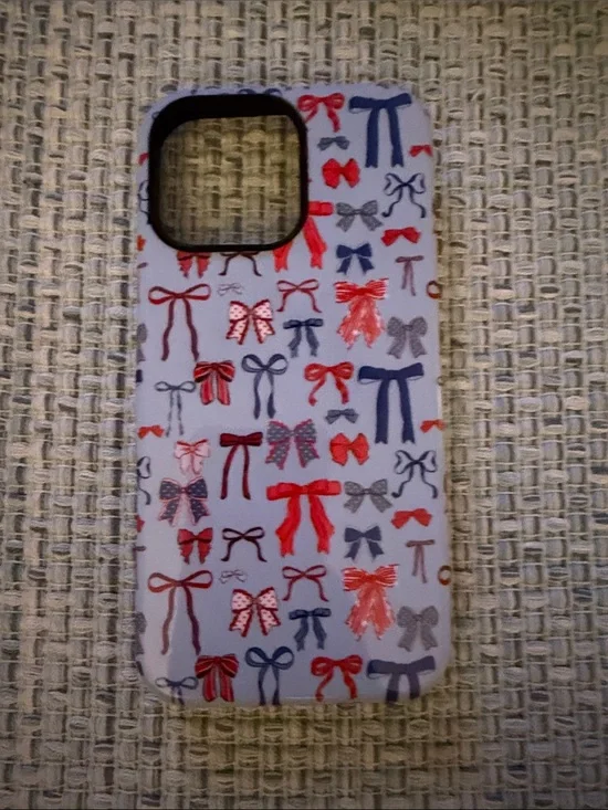 Bow Pattern Phone 16 pro max Case - Compatible Cell Phone Accessory