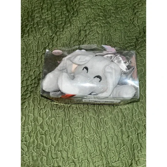 Pro‎ Goleem Baby Lovey Plush Elephant Security Blanket Satin Gray Minky 16