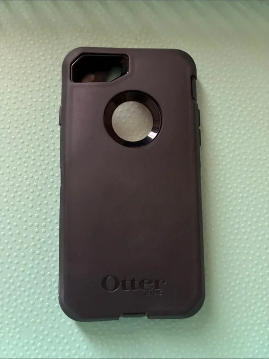 OtterBox Black iPhone SE 7 8 Case with Rear Window