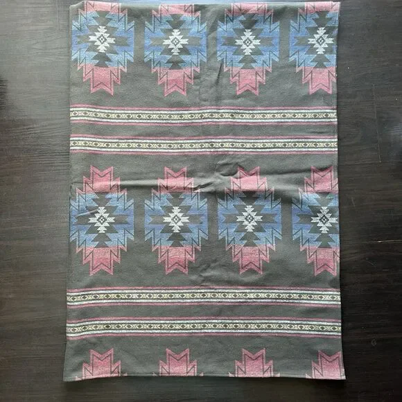 Faherty x Doug Good Feather Adirondack Blanket 52x72 Woven Organic Cotton Beach