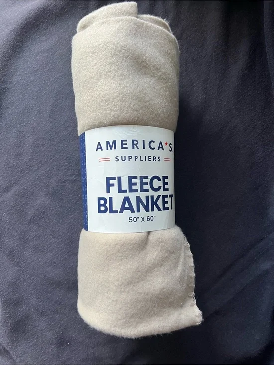 Ivory Fleece Blanket