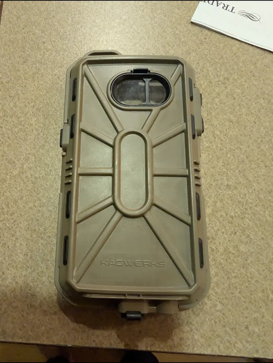 Rugged Protective Phone Case - Tan (KAGWERKS) - Fits Samsung Galaxy S7