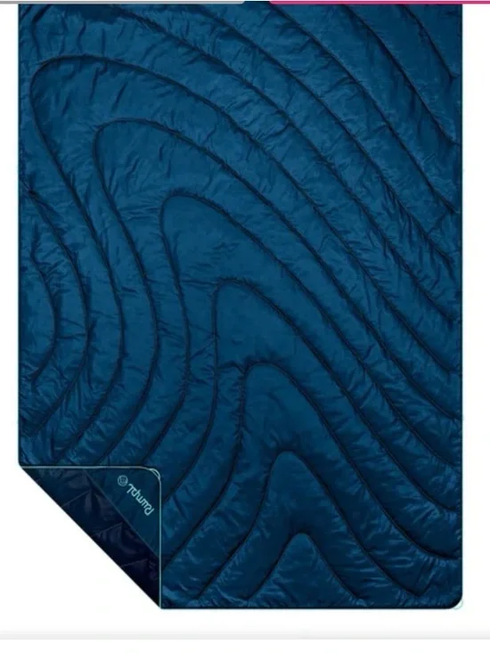Rumpl Puffy Blanket Ocean Fade Quilted Comforter 52x75