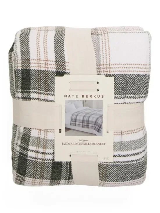 NATE BERKUS plaid blanket