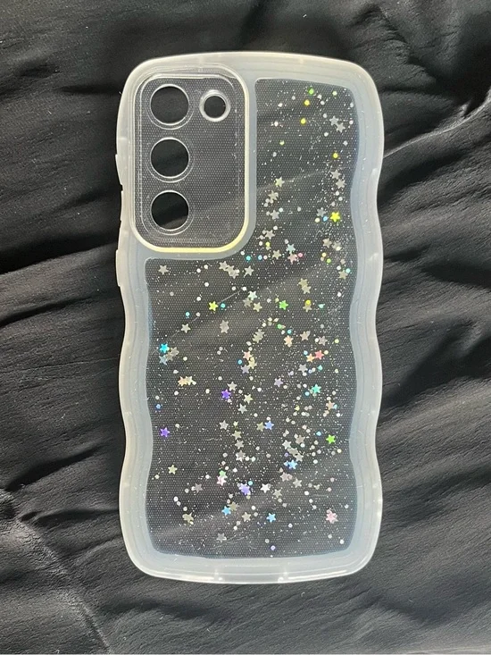 Clear Glitter Star Phone Case for Samsung Galaxy and other Galaxy Models