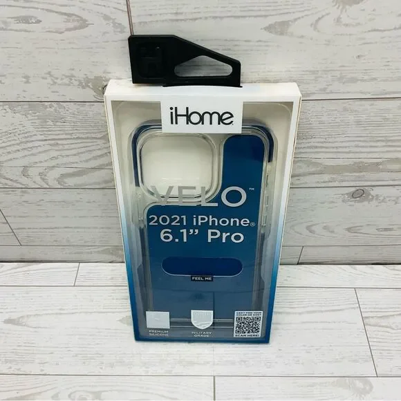 iHome Velo Clear Blue Case for 2021 iPhone 6.1