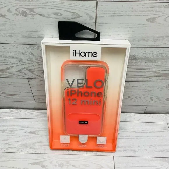 iHome VELO Protective Case for iPhone 12 Mini Orange