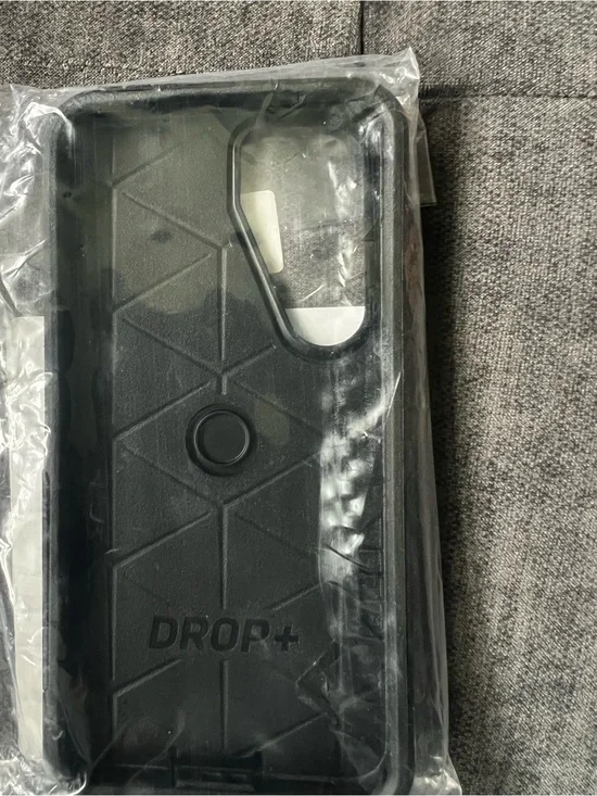 S25 OtterBox Drop+ Heavy Duty Black Phone Case