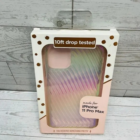 iPhone 11 Pro Max Iridescent Pink Gradient Case