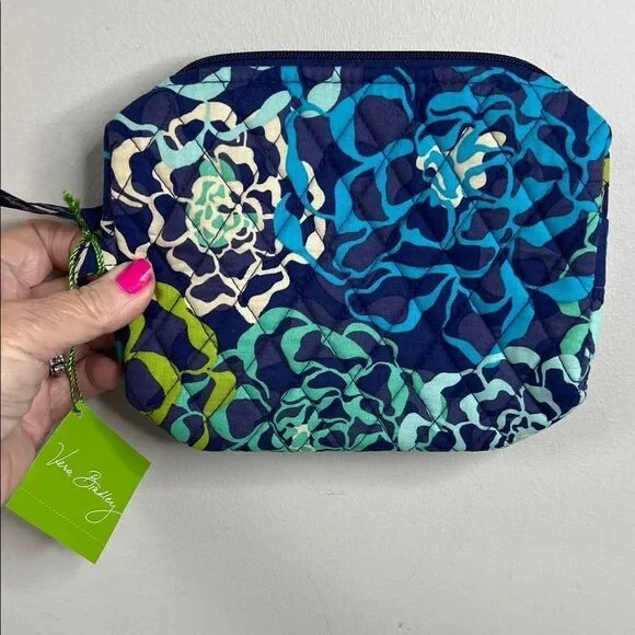 Vera Bradley Katalina Blues Cosmetic Bag NWT