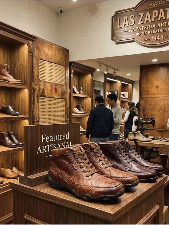 Las Zapatas Men's Brown Leather Chukka Boots - Artisanal Lace-Up