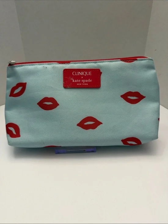 Clinique x Kate Spade Lip Print 9.5” x 5” x 2.5” Deep